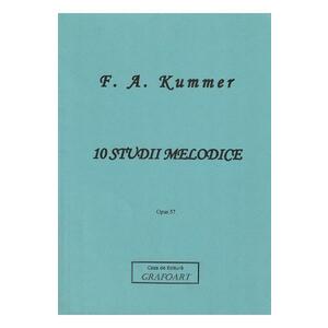 10 studii melodice. Opus 57 pentru violoncel - F. A. Kummer imagine