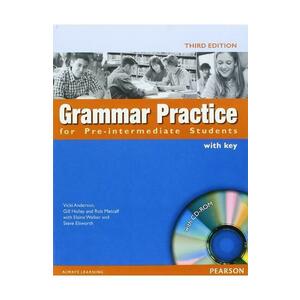 Grammar Practice for Pre-Intermediate Students Book with Key Pack - Vicky Anderson, Gill Holley, Rob Metcalf, Elaine Walker, Steve Elsworth imagine
