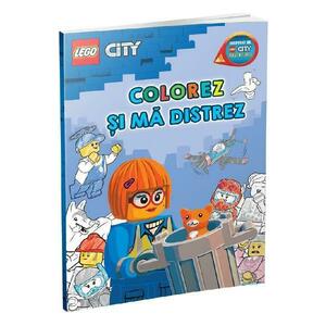 Lego City: Colorez si ma distrez. Carte de colorat imagine