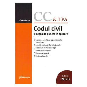 Codul civil si Legea de punere in aplicare Act. 11 ianuarie 2023 imagine