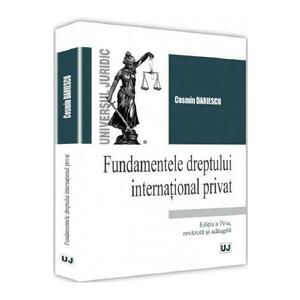 Fundamentele dreptului international privat - Cosmin Dariescu imagine