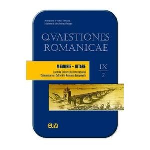 Qvaestiones Romanicae Vol.9: Memorie-Uitare. Tomul 2 imagine