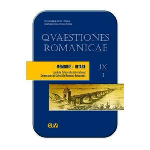 Qvaestiones Romanicae Vol.9: Memorie-Uitare. Tomul 1 imagine