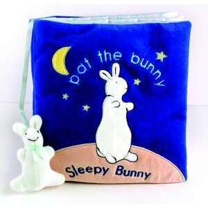 Sleepy Bunny ( Pat the Bunny) Cloth Book imagine