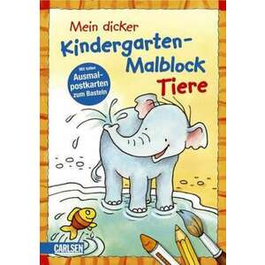 Mein dicker Kindergarten-Malblock Tiere imagine