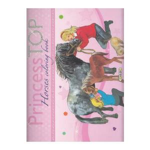 Princess Top - Horses Coloring Book imagine