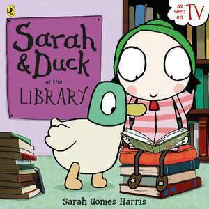 Sarah and Duck at the Library imagine