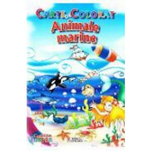 Animale marine - Carte de colorat imagine