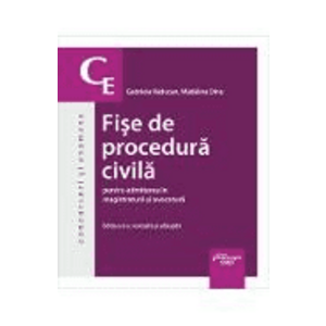 Fise de procedura civila pentru admiterea in magistratura si avocatura Ed.8 - Gabriela Raducan, Madalina Dinu imagine