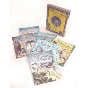 Winnie the Witch Six Book and Two Audio CD Collection imagine