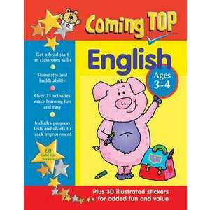 Coming Top English Ages 3-4 imagine