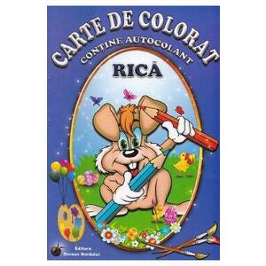 Carte de colorat - Rica imagine