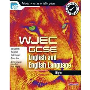 WJEC GCSE English and English Language Higher Student Book imagine