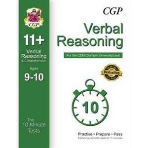 10-Minute Tests for 11+ Verbal Reasoning (Ages 9-10) - CEM Test imagine