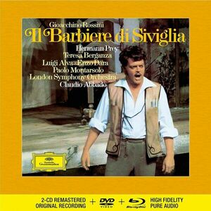Rossini: Il Barbiere Di Siviglia (2CD+DVD+Blu-ray Audio) | Claudio Abbado, London Symphony Orchestra, Teresa Berganza, Hermann Prey, Luigi Alva, Enzo Dara imagine