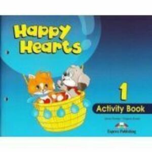 Happy Hearts 1, Activity Book, Curs de limba engleza pentru prescolari - Jenny Dooley imagine