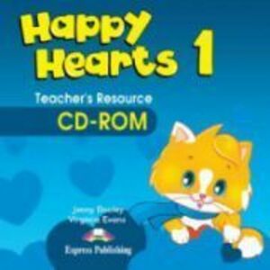 Happy Hearts 1, Teachers CD-ROM. Curs de limba engleza pentru prescolari - Jenny Dooley, Virginia Evans imagine