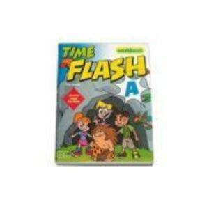Time Flash Workbook with CD-Rom and Stickers by H. Q. Mitchell - level A imagine