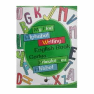 My first alphabet writing English book - Cartea primului meu alfabet imagine