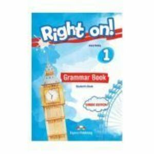 Curs engleza Right on! 1 Grammar Book Student's Book cu Digibook App - Jenny Dooley imagine