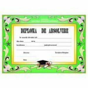 Diploma scolara ABSOLVIRE I (DLFD004A) imagine