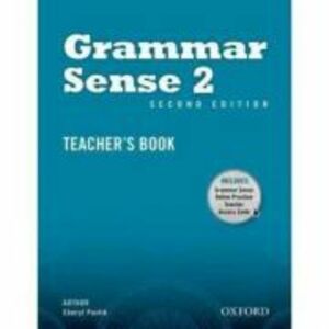Grammar Sense 2. Teachers Book Pack. Editia a II-a - Cheryl Pavlik imagine