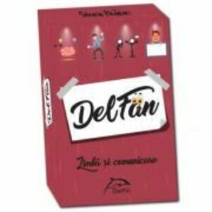 DelFan-Limba si comunicare. Joc cu 64 de cartonase ce contine 4 arii super distractive: Cultura generala, mima, descriere verbala si desen - Silvana B imagine