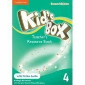Kid's Box Level 4 Teacher's Resource Book - Kathryn Escribano imagine