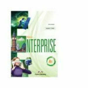 Curs Limba Engleza New Enterprise A1 Manualul Elevului cu Digibook App - Jenny Dooley imagine