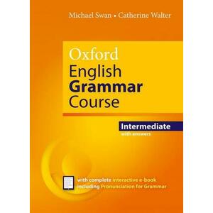 Oxford English Grammar Course Intermediate with Key (includes e-book) imagine