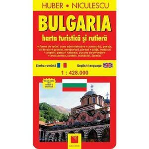 Bulgaria - Harta turistica si rutiera imagine