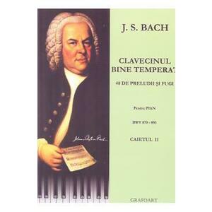 Clavecinul bine temperat pentru pian. Caietul 2 - Johann Sebastian Bach imagine