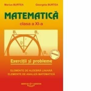 Matematica - Clasa a XI-a M1 : Exercitii si probleme. Elemente de algebra liniara. Elemente de analiza matematica imagine