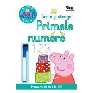 Peppa Pig: Scrie si sterge! Primele numere - Neville Astley, Mark Baker imagine