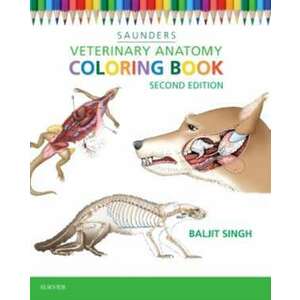 Veterinary Anatomy Coloring Book imagine