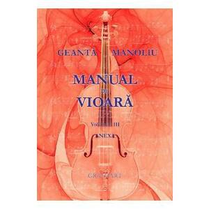 Manual de vioara Vol. 3. Anexa - Geanta Manoliu imagine