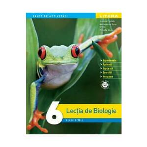 Lectia de biologie - Clasa 6 - Caiet de activitati - Jeanina Cirstoiu imagine