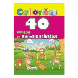 Coloram. 40 de imagini cu animale salbatice imagine