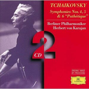Tchaikovsky: Symphonies 4, 5 & 6 "Pathetique" | Pyotr Ilyich Tchaikovsky, Berliner Philharmoniker, Herbert von Karajan imagine