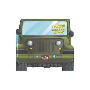 Jeep. Abtibilduri colorate + jucarie imagine