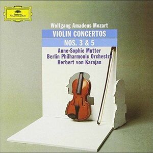 Violin Concerti 3 & 5 - Vinyl | Wolfgang Amadeus Mozart, Herbert von Karajan imagine