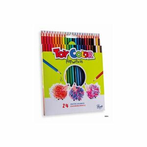 Creioane colorate Toy Color, 24 bucati imagine
