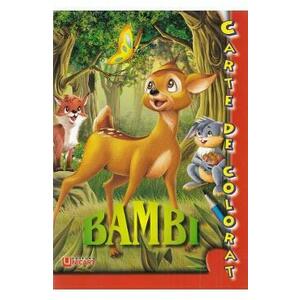 Bambi - carte de colorat imagine