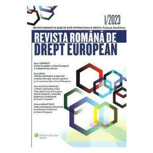 Revista romana de drept european Nr.1/2023 imagine