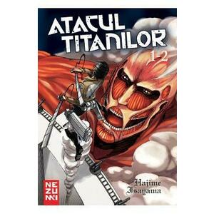 Atacul Titanilor Omnibus 1 Vol.1 + Vol.2 - Hajime Isayama imagine