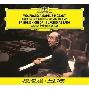Mozart: Piano Concertos Nos. 20, 21, 25 & 27 (2CD+Blu-ray) | Friedrich Gulda, Claudio Abbado imagine