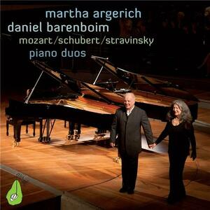 Piano Duos | Franz Schubert, Daniel Barenboim, Igor Stravinsky, Martha Argerich, Wolfgang Amadeus Mozart imagine