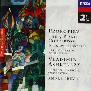 The Piano Concertos 1-5 | Sergei Prokofiev, Andre Previn, London Symphony Orchestra, Vladimir Ashkenazy imagine