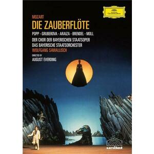 Mozart - Die Zauberflote - DVD | Lucia Popp, Francisco Araiza, Edita Gruberova, Kurt Moll, Bavarian State Orchestra, Jan-Hendrick Rootering imagine
