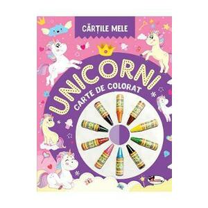 Cartile mele: Unicorni. Carte de colorat imagine